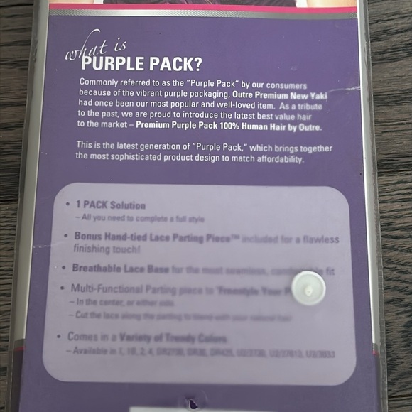 Premium purple pack human Hair blend Extensions Hawaiian Wave - Picture 9 of 15